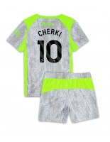 Manchester City Rayan Cherki #10 Tredjedraktsett Barn 2025-26 Korte ermer (+ bukser)